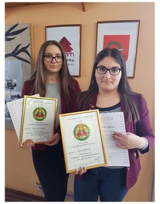 Andželika Keraitytė ir Justina Mulskytė — 2018 m.